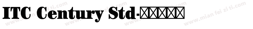 ITC Century Std字体转换